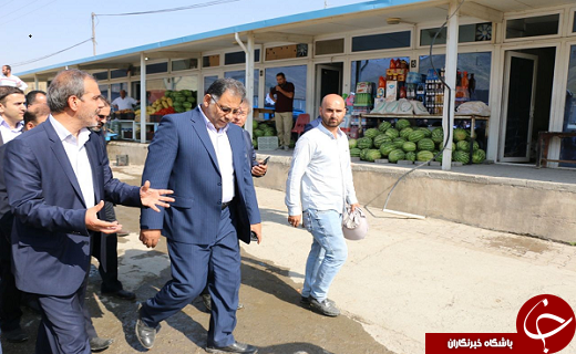 بازدید مشاور،معاون اول رئیس جمهور از پایانه مرزی تمرچین+تصاویر