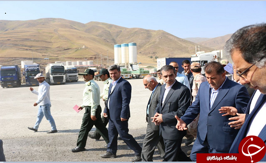بازدید مشاور،معاون اول رئیس جمهور از پایانه مرزی تمرچین+تصاویر