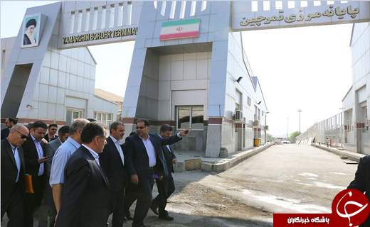 بازدید مشاور،معاون اول رئیس جمهور از پایانه مرزی تمرچین+تصاویر