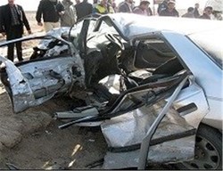 پژو روا در برخورد با اتوبوس دچار حریق شد/4 کشته و مصدوم در تصادفات رانندگی محورهای مواصلاتی استان زنجان