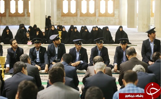 آیین خطبه خوانی در حرم بانوی کرامت (س)برگزار شد