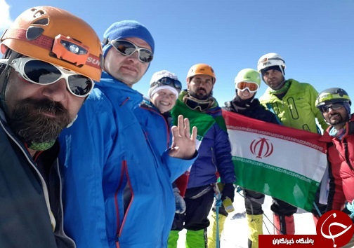 صعود کوهنوردان خوزستانی به قله كازبک گرجستان