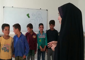 پایان کارجهادگران بسیجی در روستای اسلام آباد چاه منج خاتم