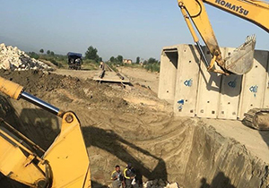 اجرای طرح زیر گذر راه آهن ضلع غربی شهر بندرگز