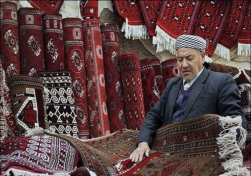 صادرات فرش دویدوخ به کشور&zwnj;های خارجی / خراسان شمالی خاستگاه فرش ابریشم دورو