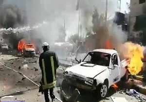 انفجار خودرو انتحاری در شمال حلب + فیلم