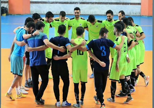 ایمان احمدی مربی رسالت نام آوران ساری در لیگ یک فوتسال