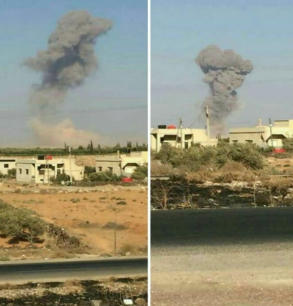 انفجاری مهیب فرودگاه نظامی خلخله سوریه را لرزاند
