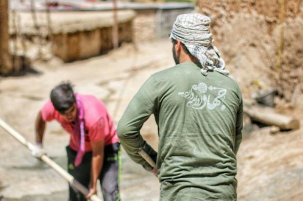 رزمایش خدمت با حضور ۲۵ گروه جهادی در نهاوند برگزار می شود