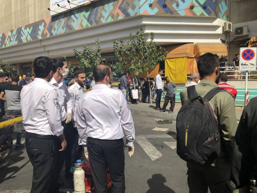 آتش سوزی در برج بهار/ حادثه یک مصدوم بر جای گذاشت + تصاویر
