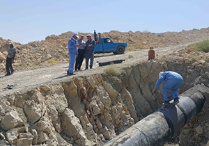 تعمیرات اساسی خطوط انتقال گاز پارسیان