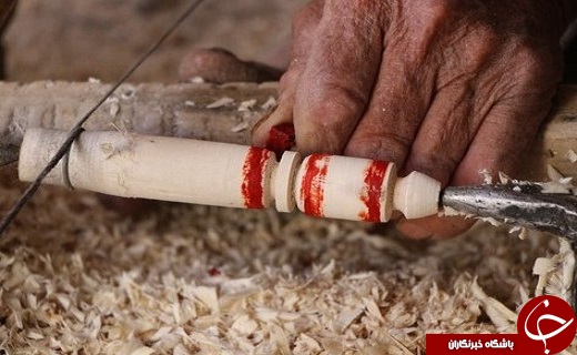 خراطی هنر صنعت سنتی و قدیمی میبد روبه فراموشی است/ هنرصنعت خراطی به خاطره ها پیوست