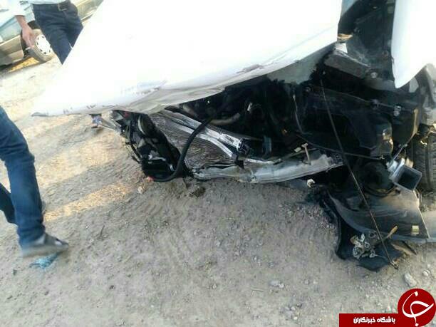 تصادف مرگبار پراید 141 و پژو 405 در اصفهان + تصاویر