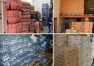 ۴ انبار بزرگ احتکار کالا در زاهدان توسط اطلاعات سپاه کشف شد
