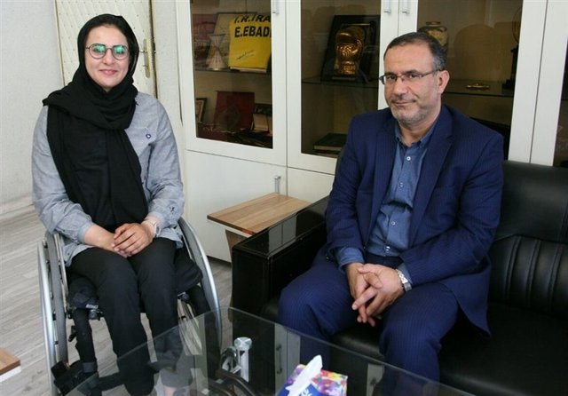 شعبانی بهار در نشست خبری پس از بازی های اسیایی جاکارتا ۲۰۱۸