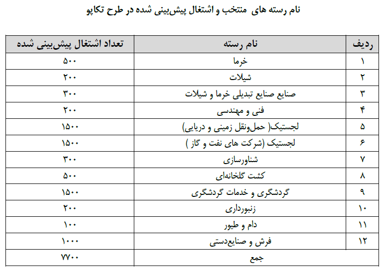 مشاغل منتخب استان&zwnj;های کشور کدامند؟+ جزئیات