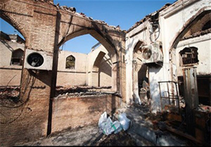 تاسیسات مسجد جامع شهر ساری بررسی می شود