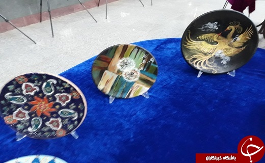 نمایشگاه نقاشی و صنایع دستی  باور در بافق گشایش یافت +تصویر