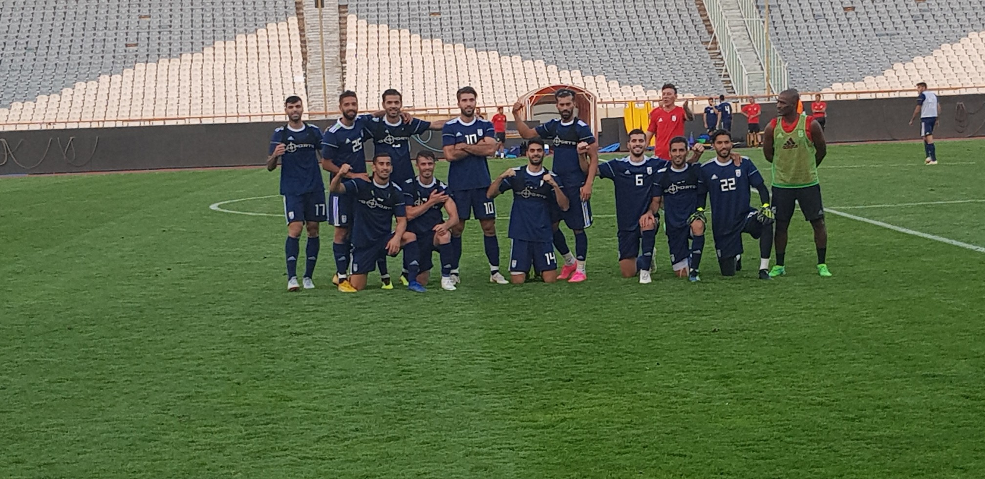 تمرین تیم ملی فوتبال ایران برگزار شد