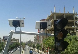 چراغ‌های راهنمایی در قزوین به انرژی خورشیدی مجهز می‌شوند