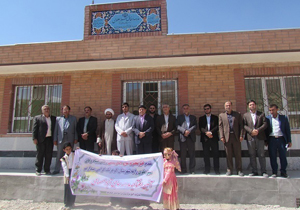 افتتاح مدرسه خیری در روستای حاجی آباد