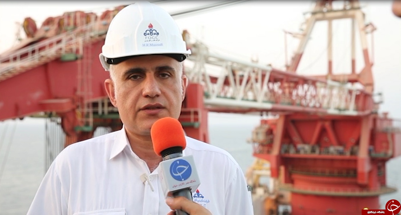 نصب سکوی فاز 14 پارس جنوبی به همت متخصصان داخلی
