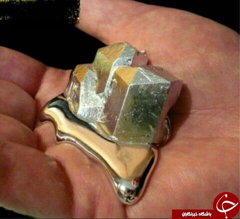 فلزی که در دستتان ذوب می شود!+عکس