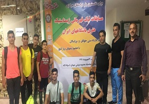 درخشش تیم خانه ژیمناستیک کردستان درمسابقات کشوری