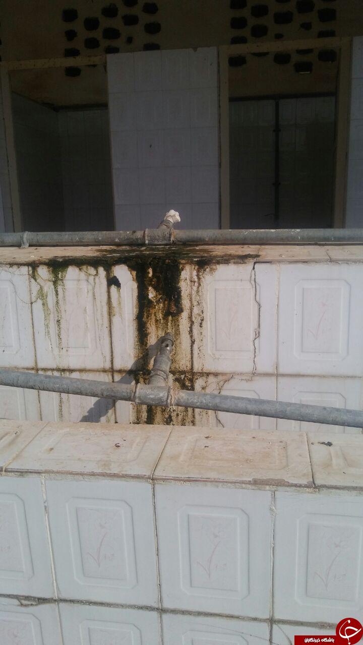 اوضاع نامناسب بهداشت مدرسه در مسجد سلیمان + تصاویر