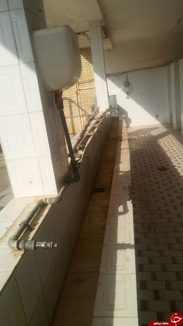 اوضاع نامناسب بهداشت مدرسه در مسجد سلیمان + تصاویر