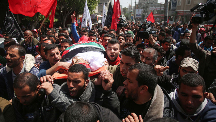 شهادت یک نوجوان فلسطینی در نوار غزه