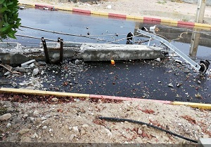 خسارت بارندگی در حاجی آباد