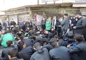 آیین اعلان عزای حسینی در ارومیه برگزار شد