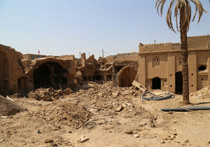 مرمت و بازسازی برج کهن خانه بافق
