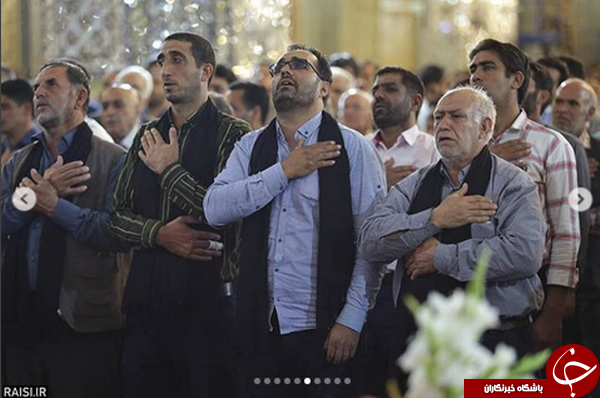آيين اهداى پرچم آستان قدس رضوى به ٥٠٠ هیات مذهبی كشور و جهان اسلام+عكس
