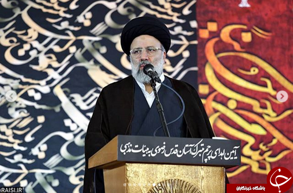 آيين اهداى پرچم آستان قدس رضوى به ٥٠٠ هیات مذهبی كشور و جهان اسلام+عكس