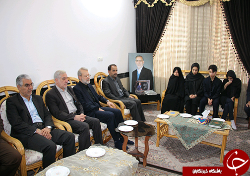 دیدار رئیس مجلس شورای اسلامی با خانواده نماینده سابق مردم فسا + عکس