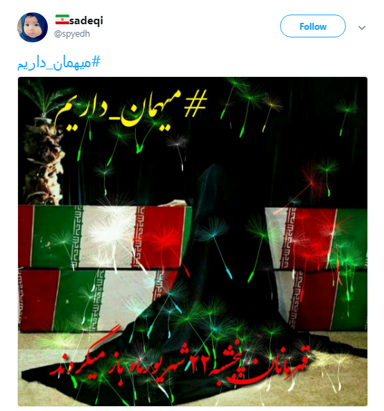 کاربران فضای مجازی با هشتگ #میهمان_داریم به پیشواز شهدا رفتند+تصاویر