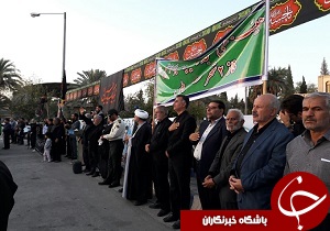 اهتزاز پرچم ارادت طبسی ها به "سالار شهیدان"