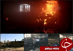 حریق در ساختمان متروکه پزشکی قانونی واقع در بهشت رضای خرم آباد