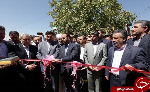 افتتاح طرح&zwnj;های آبرسانی روستایی در روستای زاویه جیک سلماس