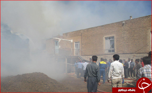 بازی کودکانه یک روستا را به آتش کشید + تصاویر