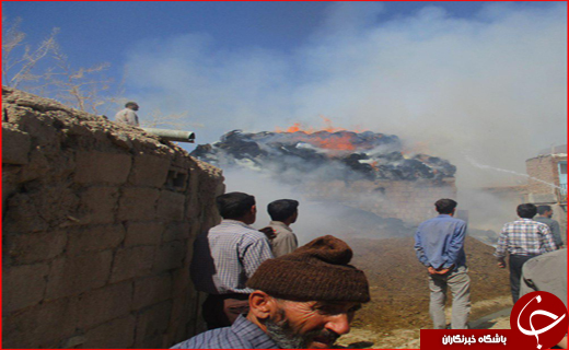 بازی کودکانه یک روستا را به آتش کشید + تصاویر