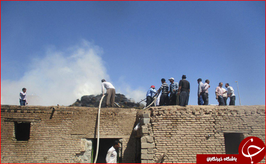 بازی کودکانه یک روستا را به آتش کشید + تصاویر