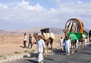 حرکت نمادین کاروان نینوا در بیرجند