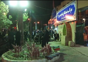 افتتاح نمایشگاه و موکب شهدای تدارکات و شیفتگان امام حسین(ع) استان سمنان