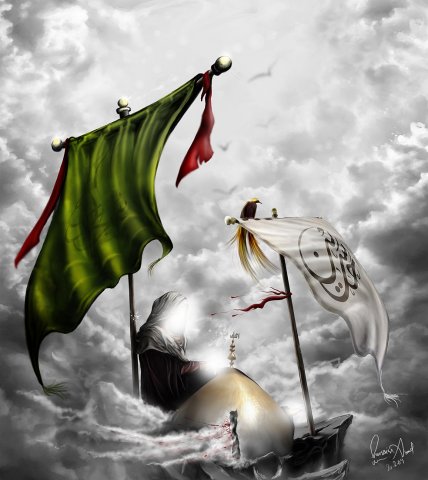 تصاویر و پوسترهای زیبا ویژه روز دوم محرم/ورود کاروان امام حسین (ع) به کربلا تصاویر و پوسترهای زیبا ویژه روز دوم محرم/ورود کاروان امام حسین (ع) به کربلا