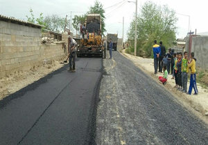 ۳ میلیون مترمربع معابر روستایی آسفالت شد