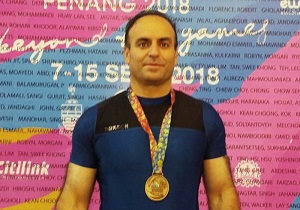 وزنه بردار کردستانی قهرمان آسیا شد