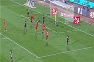 گل دوم پرسپولیس به نساجی مازندران + فیلم